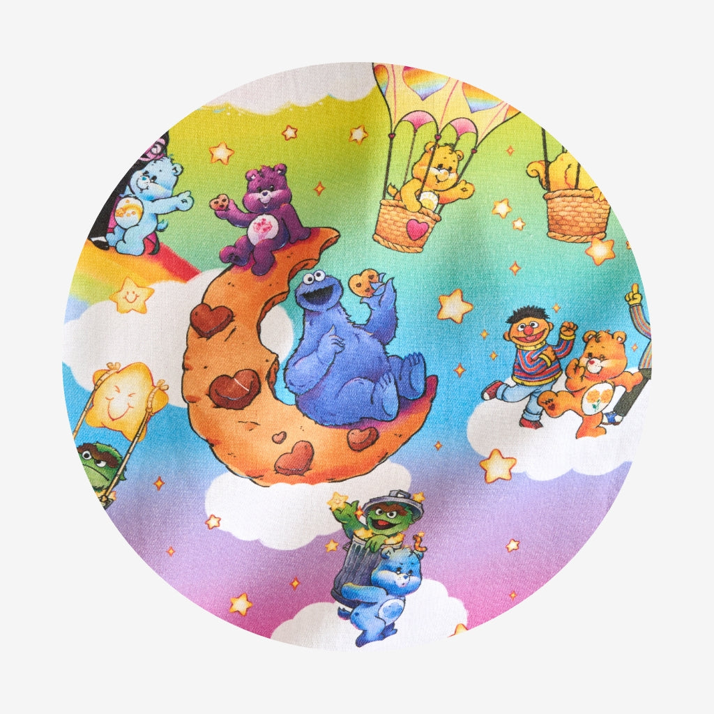 Care Bears™ x Sesame Friends Twill Pajama Short Set