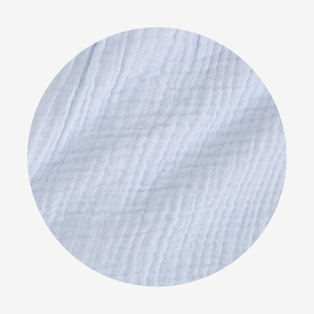 Halogen Blue Women's Oversized Cotton Crinkle Shirt