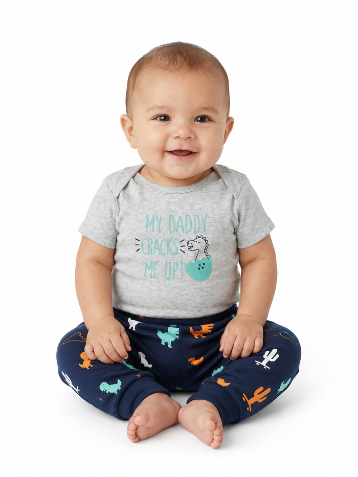 Dino Pajama - Autumn Half sleeve