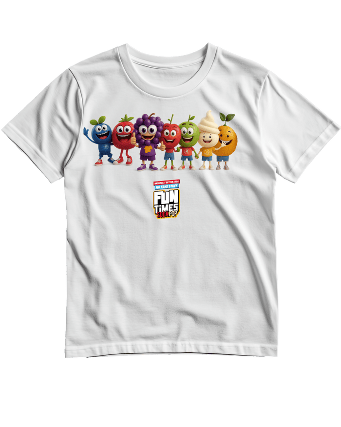 Fun Time Soda Pop Characters T-Shirt - T-Shirt - Jawns on Fire Sneakers & Shoes