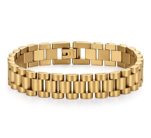 Invicta Elements Stainless Steel Gold Bracelet - Jewelry - Jawns on Fire Sneakers & Shoes