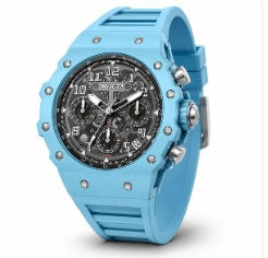 Invicta Racing Valyron Unisex Watch - 41mm, Light Blue