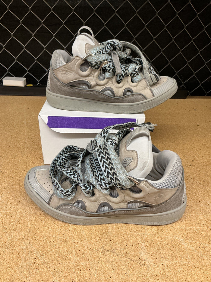 Lanvin Curb Grey( Mens 10) Used ( No Box)