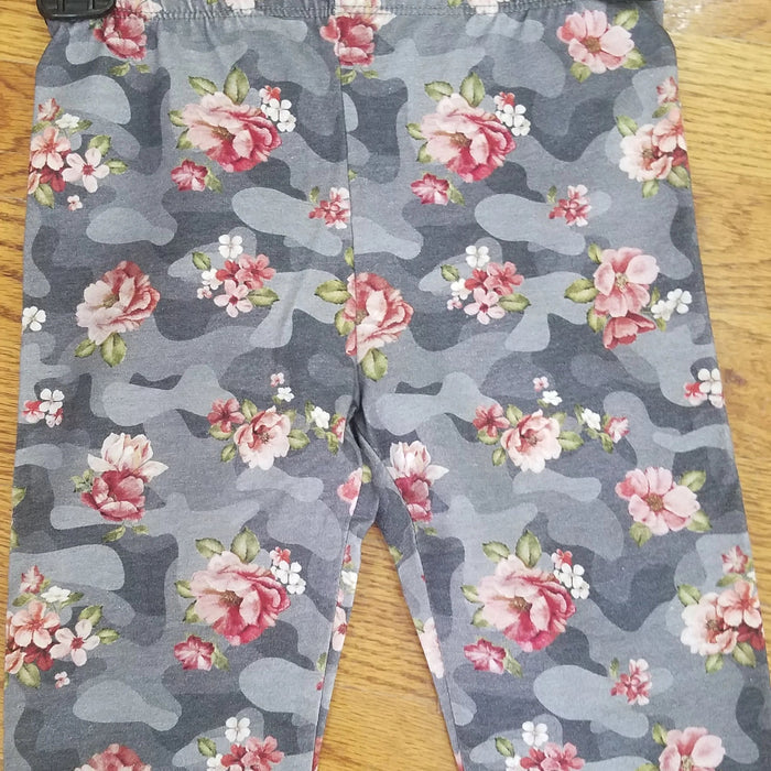 Mayoral Gray Camo Floral Leggings