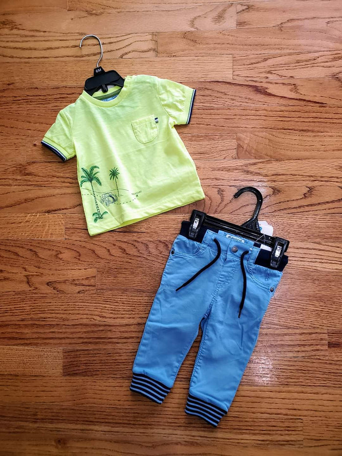 Mayoral Light Blue Khakis
