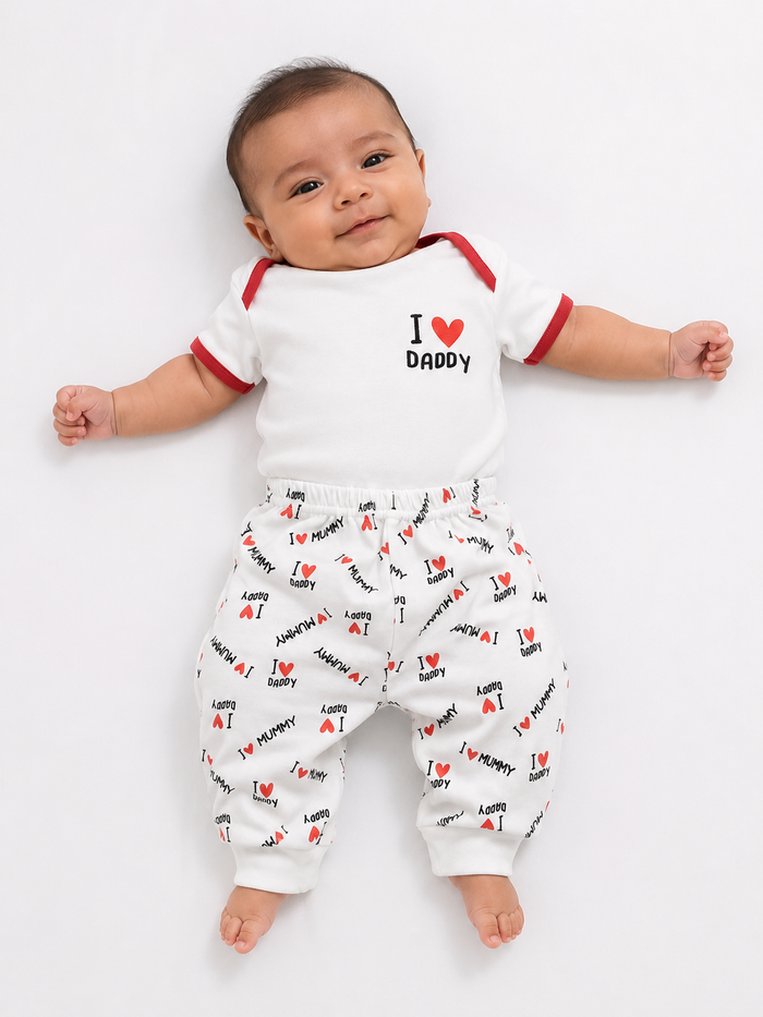 Mommy & Daddy Pajama - Autumn Half sleeve