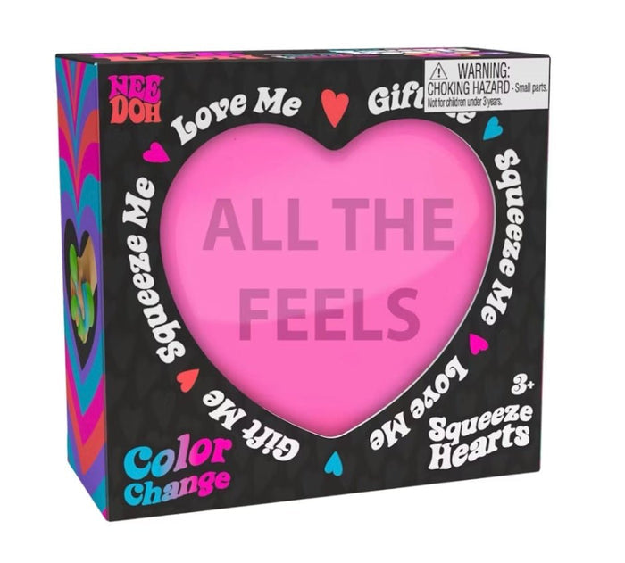 NeeDoh Squeeze Hearts - Sensory Toys - Jawns on Fire Sneakers & Shoes