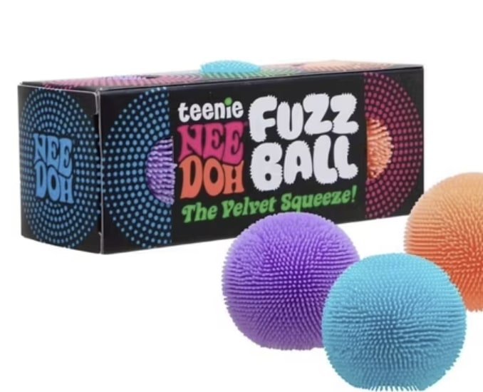 NeeDoh Teenie Fuzz Ball 3 Pack - Sensory Toys - Jawns on Fire Sneakers & Shoes