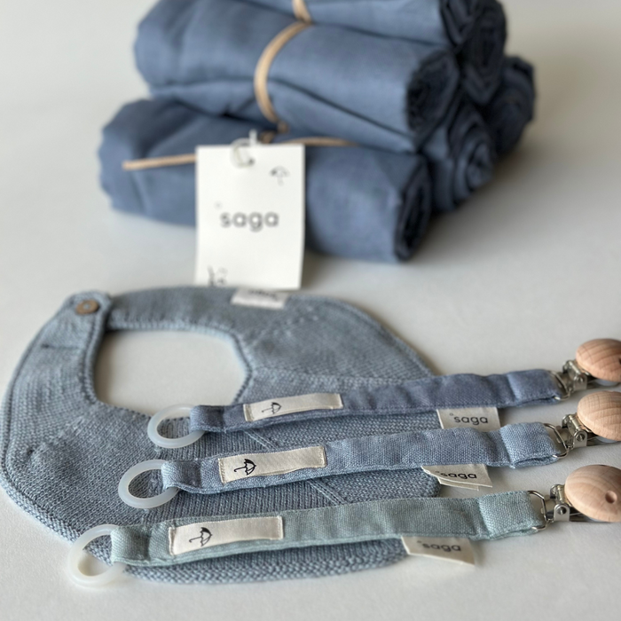 Pacifier Clip - Pala - Moonlight Blue