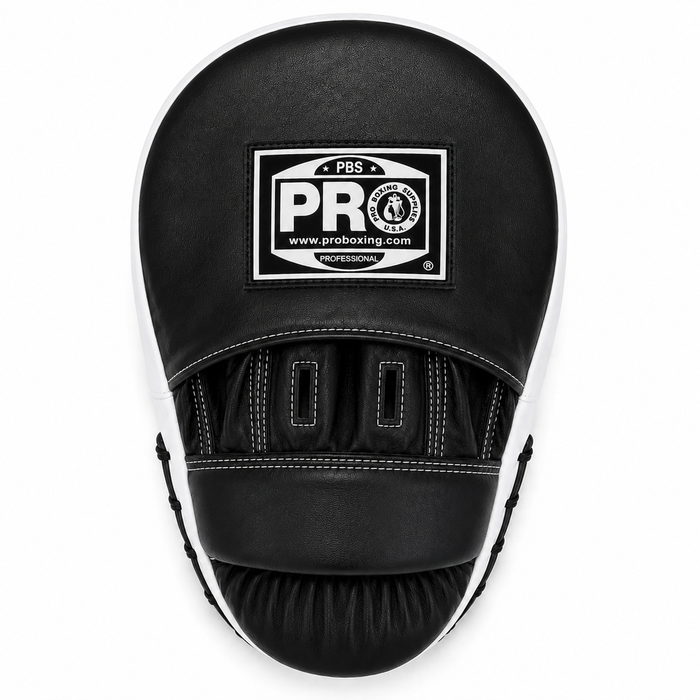 ProBoxing® Deluxe Focus Mitts - Black & White Trim