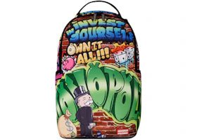 Sprayground Monopoly Graffiti Gold Rush DLXR Backpack Multicolor - Accessory - Jawns on Fire Sneakers & Shoes