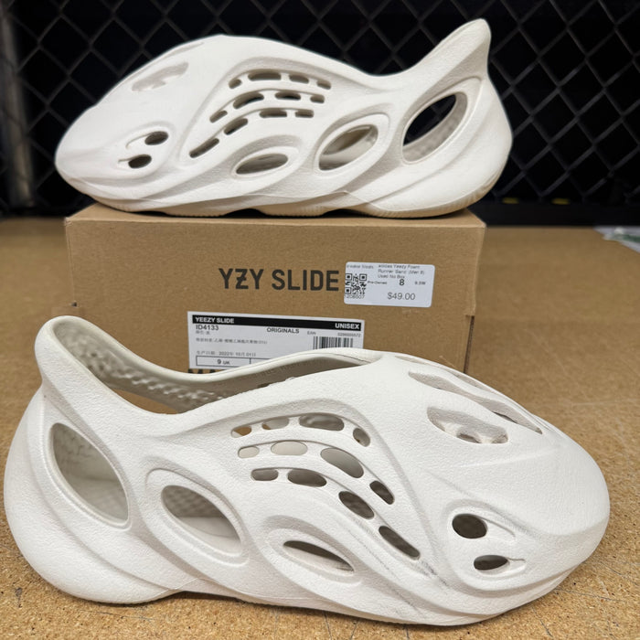 adidas Yeezy Foam Runner 'Sand' (Men 8) Used Rep Box