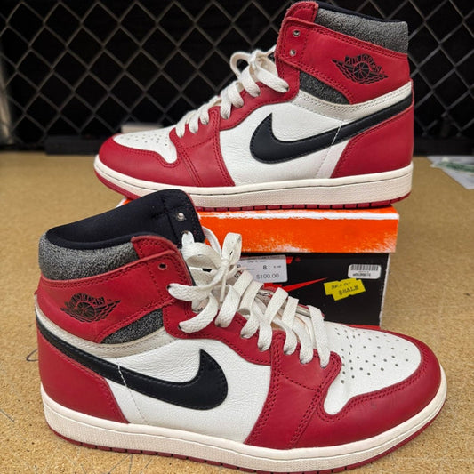 Jordan 1 Lost N Found (Men 8) Used - Sneakers - Jawns on Fire Sneakers & Shoes