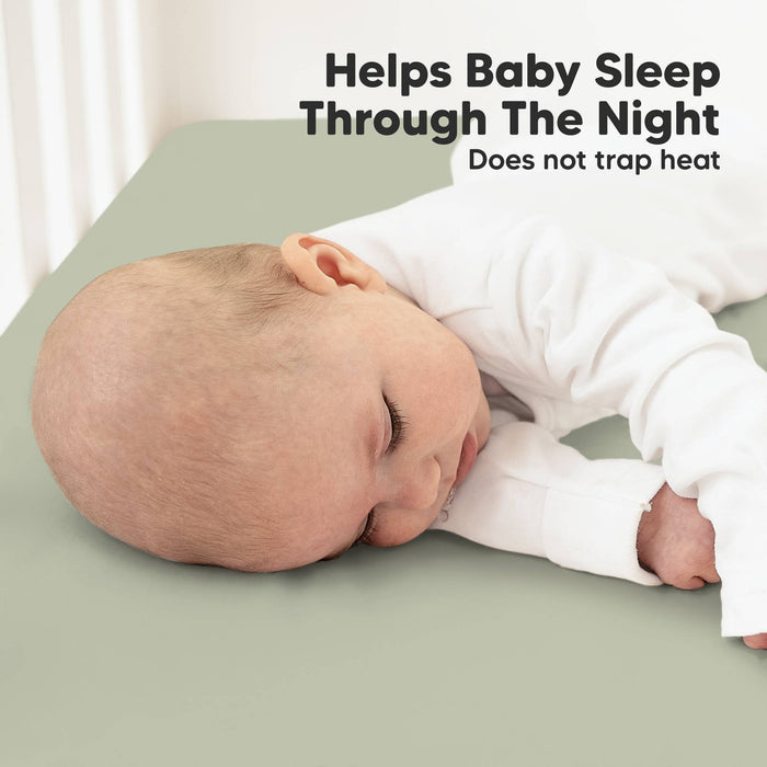 2-pack Organic Cotton Fitted Crib Sheet - Foxtrot