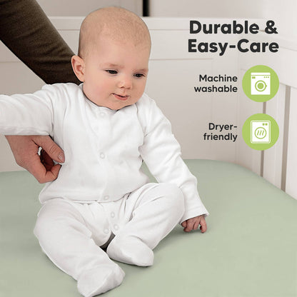 2-pack Organic Cotton Fitted Crib Sheet - Foxtrot