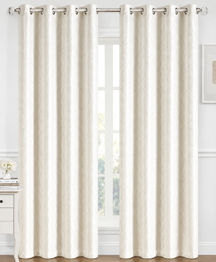 2 Panel Jacquard Curtain