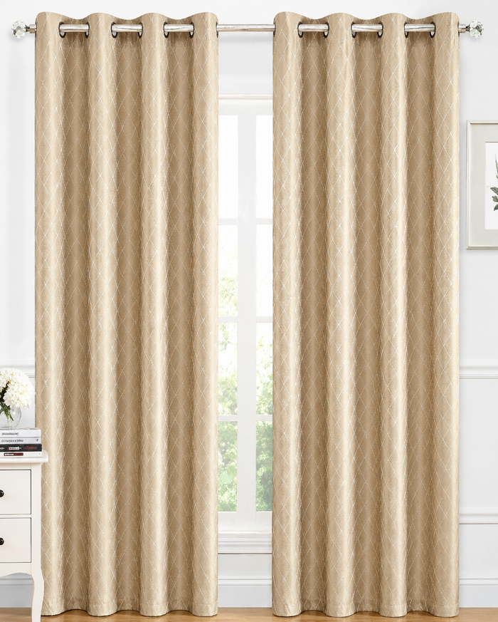 2 Panel Jacquard Curtain