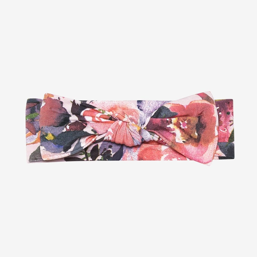 Dusk Rose Swaddle Headband Set
