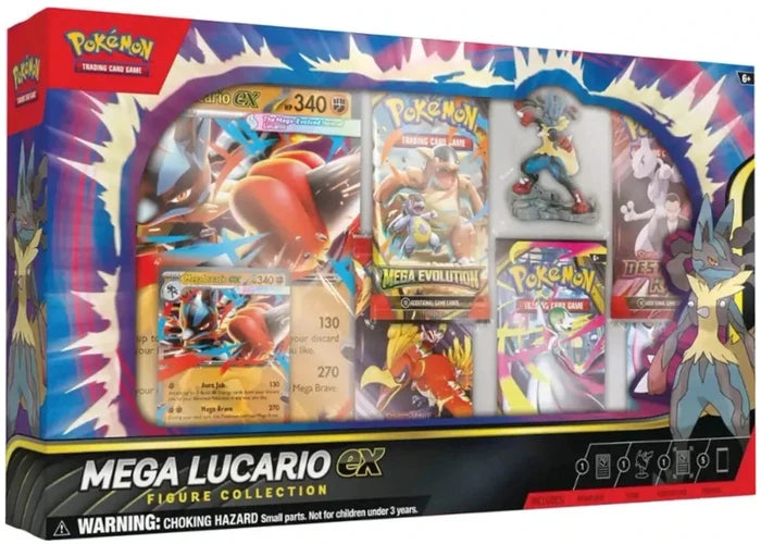 2025 Pokémon Mega Evolution Mega Lucario ex Figure Collection Box - Pokemon - Jawns on Fire Sneakers & Shoes