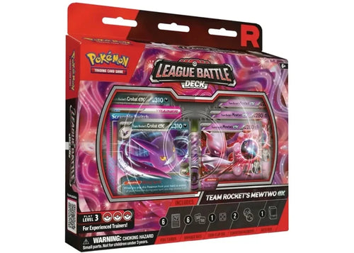2025 Pokémon Team Rocket Mewtwo ex League Battle Deck Box - Pokemon - Jawns on Fire Sneakers & Shoes