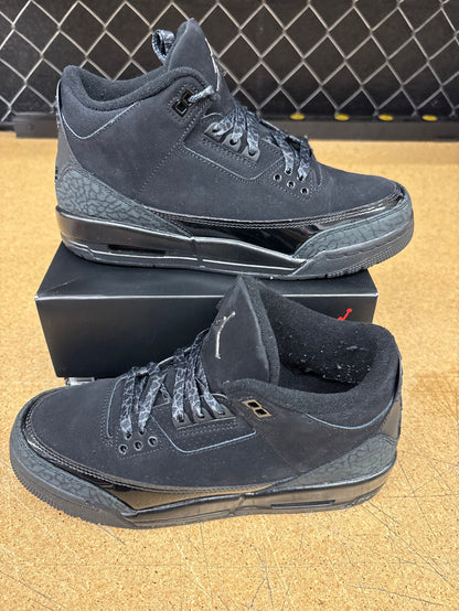 Jordan 3 Black Cat -Gradeschool 7- Used