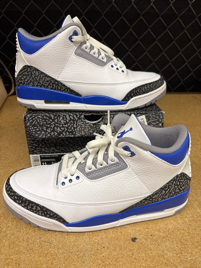 Jordan 3 Racer Blue (Men 11) - Used