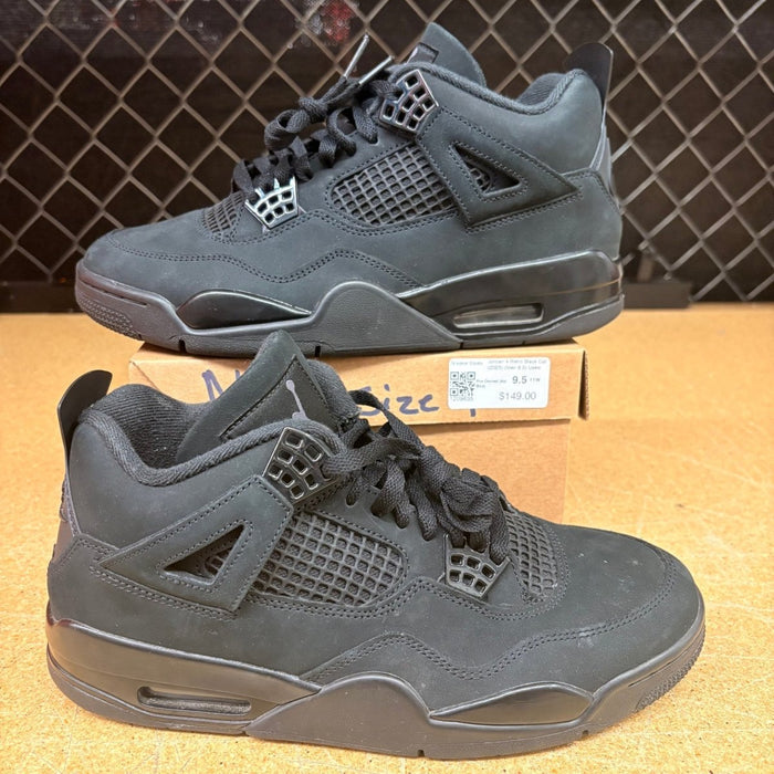 Jordan 4 Retro Black Cat (2025) (Men 9.5) Used - Sneakers - Jawns on Fire Sneakers & Shoes