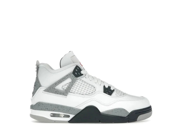Jordan 4 Retro White Cement (2025) (GS) - Sneakers - Jawns on Fire Sneakers & Shoes