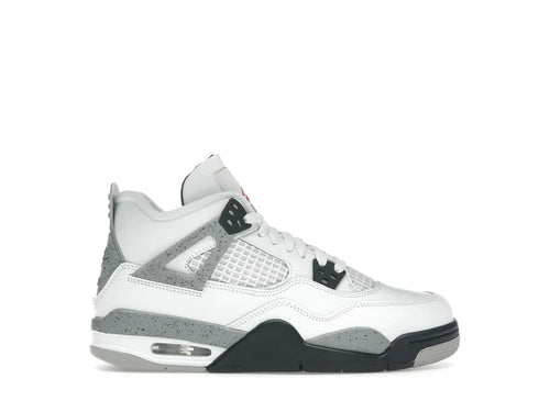 Jordan 4 Retro White Cement (2025) (GS) - Sneakers - Jawns on Fire Sneakers & Shoes