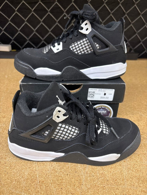 Jordan 4 White Thunder PS 2 Used - Sneakers - Jawns on Fire Sneakers & Shoes