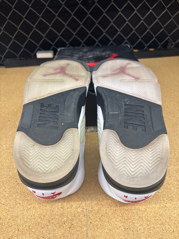 Jordan 5 Fire Red Silver Tongue (Men 11) Used