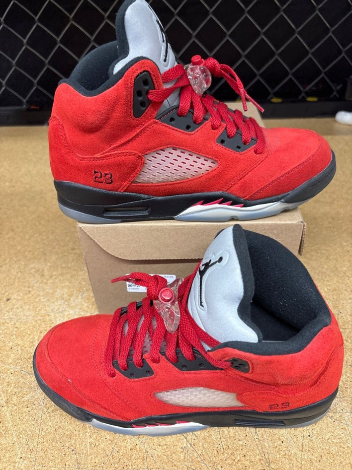 Jordan 5 Raging Bull GS 6.5 Used - No Box - Sneakers - Jawns on Fire Sneakers & Shoes