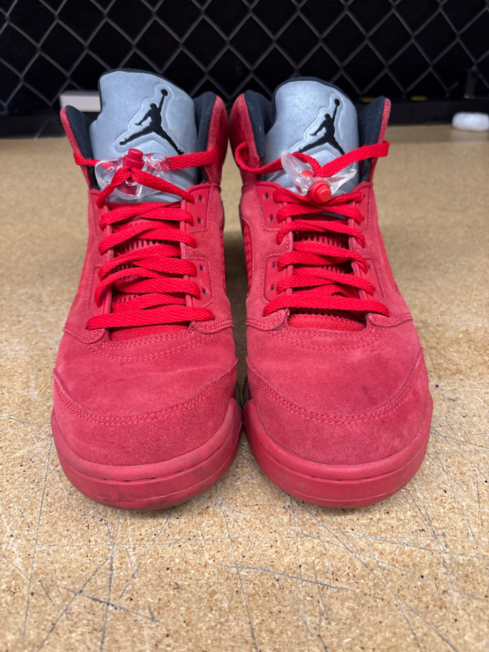 Jordan 5 Retro Red Suede Men 9.5 Used - No Box
