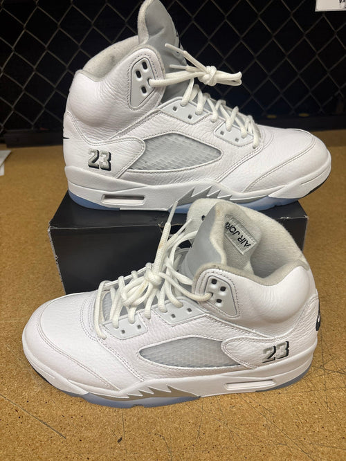 Jordan 5 Retro White Metallic (Men 9) Used