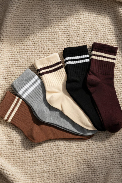 Ace Crew Socks 5 Pack - Neutral