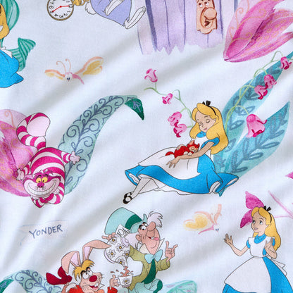 Disney Adventures in Wonderland French Terry Short Overalls