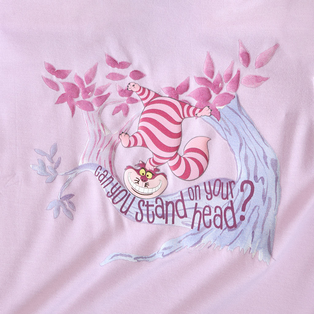 Disney Cheshire Grin Ruffled Graphic Tee