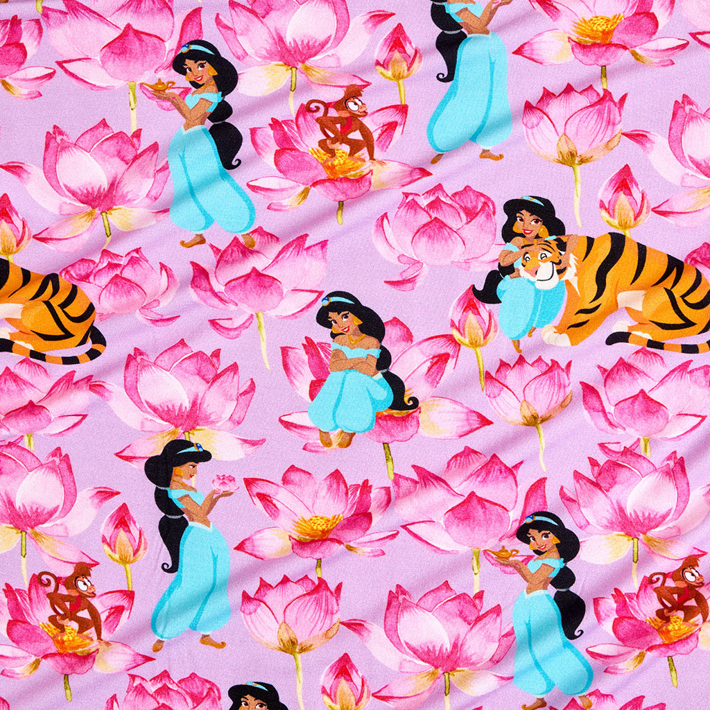 Disney Princess Jasmine & Jasmine's Castle Ruffled Luxette Patoo® Blanket