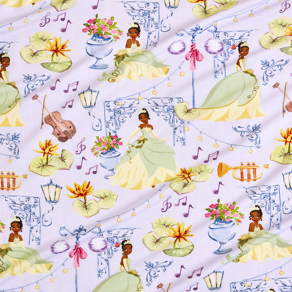 Disney Princess Tiana & Tiana's Palace Ruffled Luxette Patoo® Blanket
