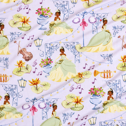 Disney Princess Tiana & Tiana's Palace Ruffled Luxette Patoo® Blanket