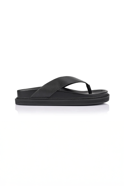 Bridget Foodbed Slides - Black