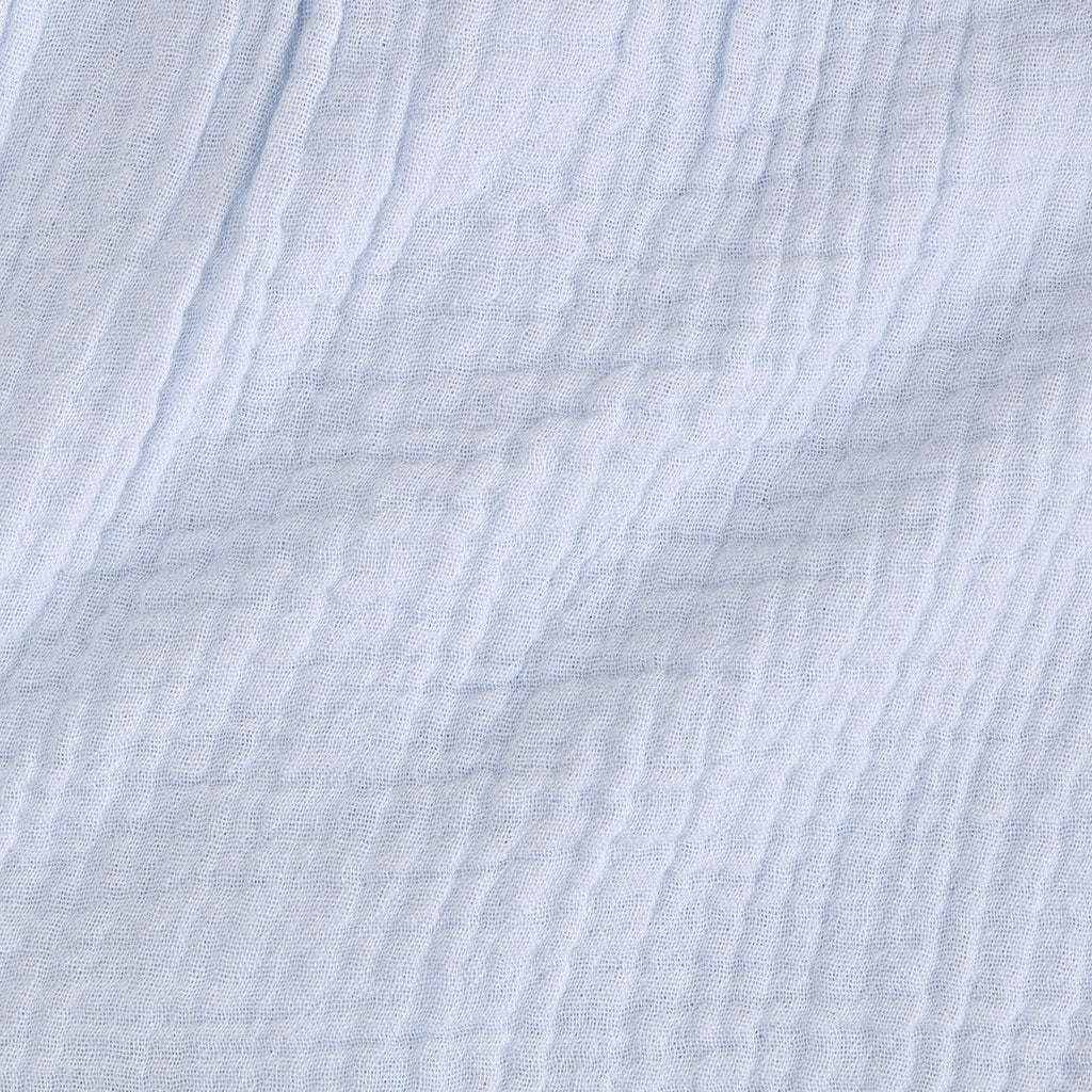 Halogen Blue Cotton Crinkle Mini Skirt
