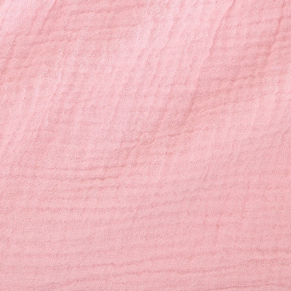 Happy Pink Cotton Crinkle Mini Skirt