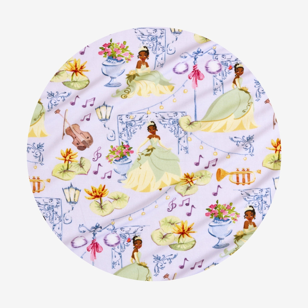 Disney Princess Tiana & Tiana's Palace Ruffled Luxette Patoo® Blanket