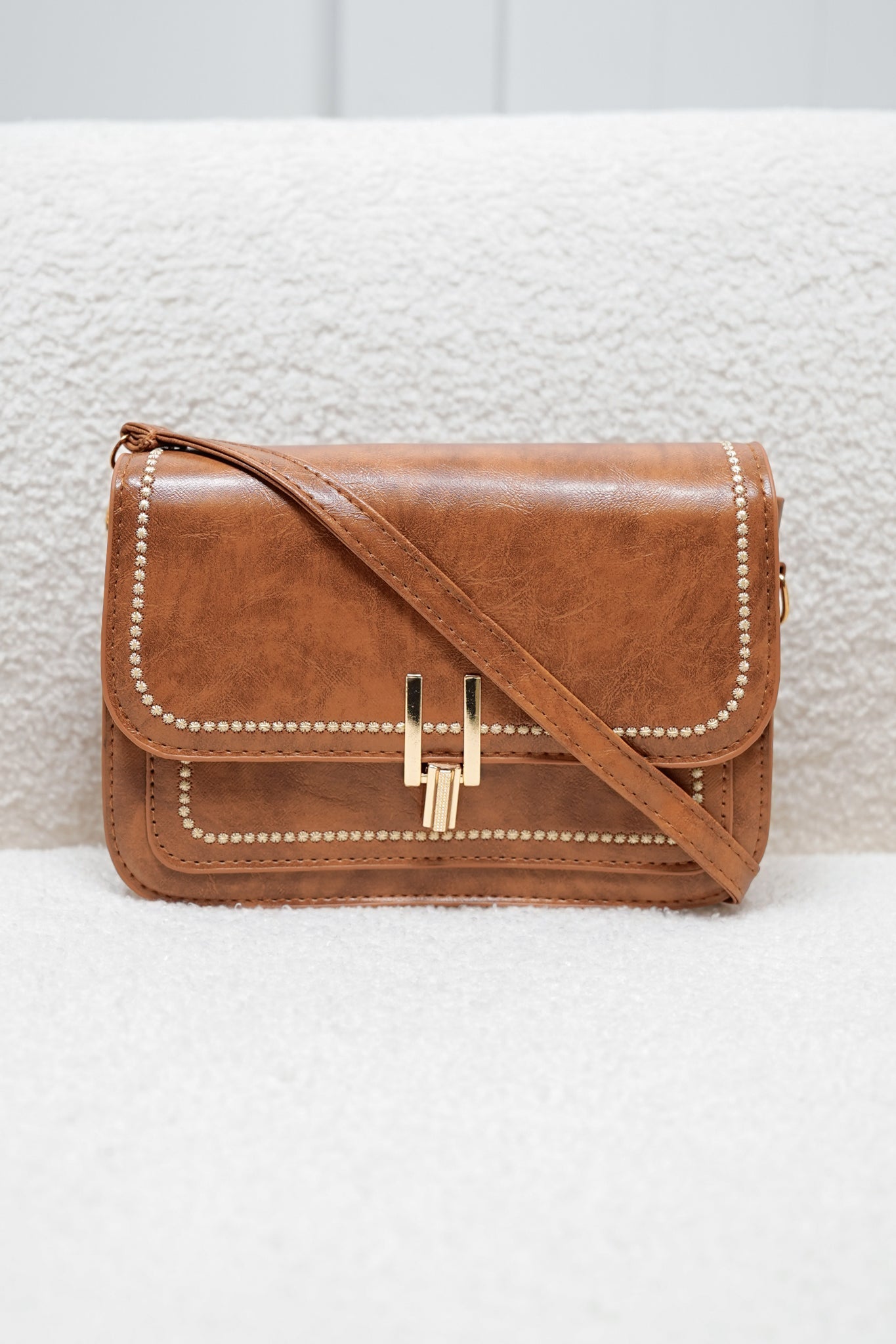 Garner Crossbody Bag - Brown