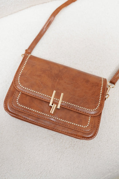 Garner Crossbody Bag - Brown