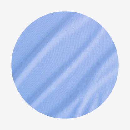 Chatham Blue Footie Ruffled Zippered One Piece