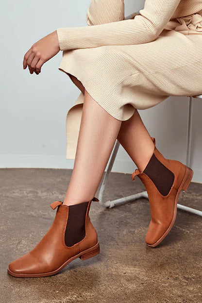 Harper Chelsea Boots - Tan Softee