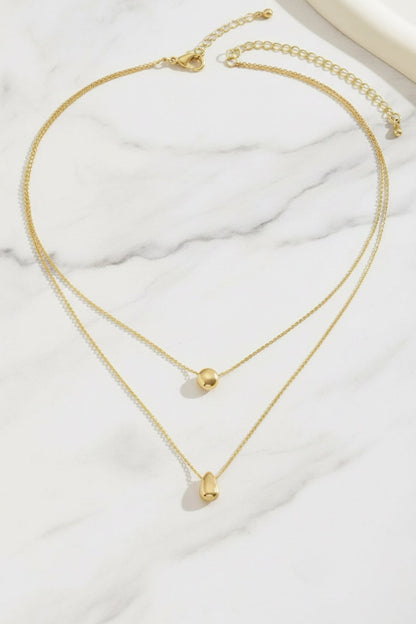 Larna Layered Necklace - Gold