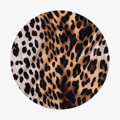 Loretta Leopard Quilted Cosmetic Bag